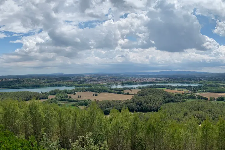L’estany de Banyoles des del mirador